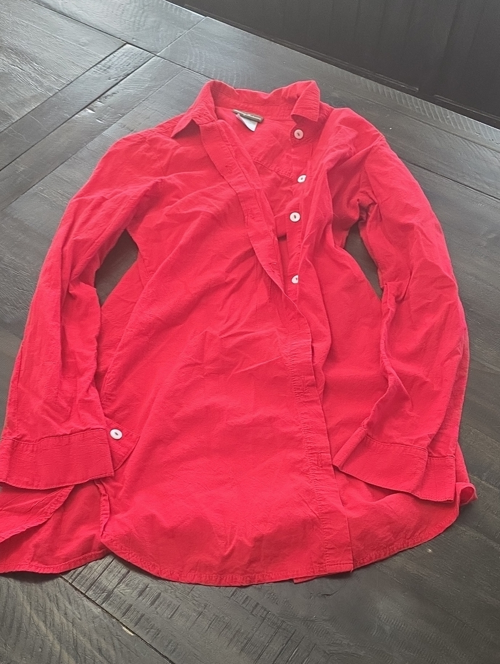 Womens Tommy Bahama Lightweight Button-up Shirt/cover Up. Red. Small. Used.
